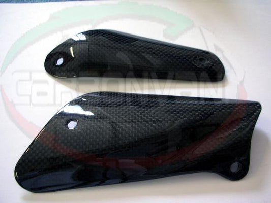 CARBONVANI MV Agusta Brutale (02/09) Carbon Exhaust Guards Set