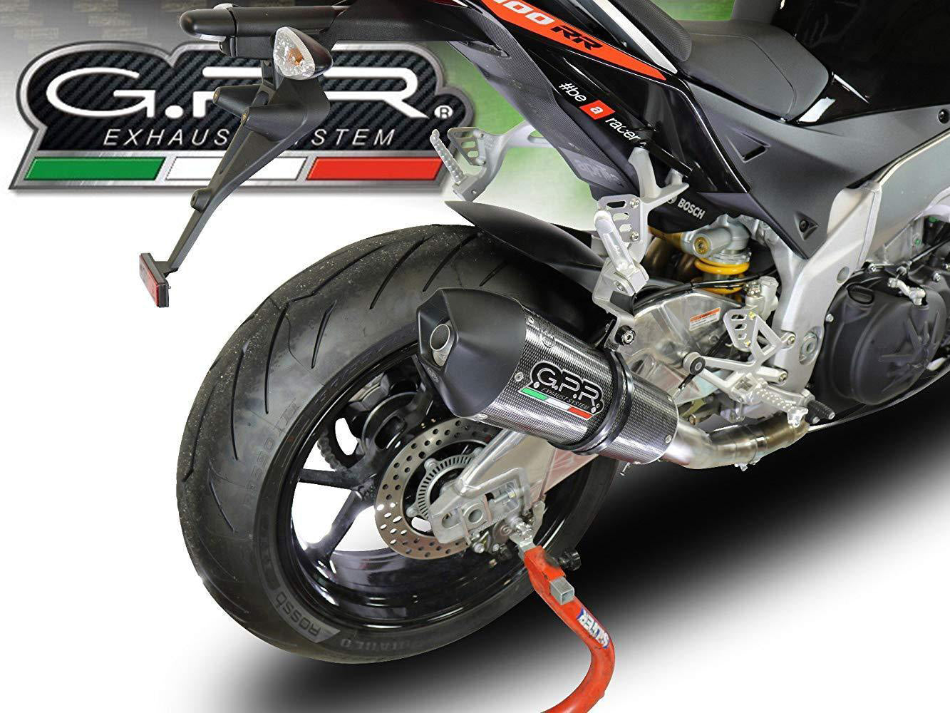 GPR Aprilia Tuono V4 1100 (17/18) Slip-on Exhaust "GPE Anniversary Poppy"