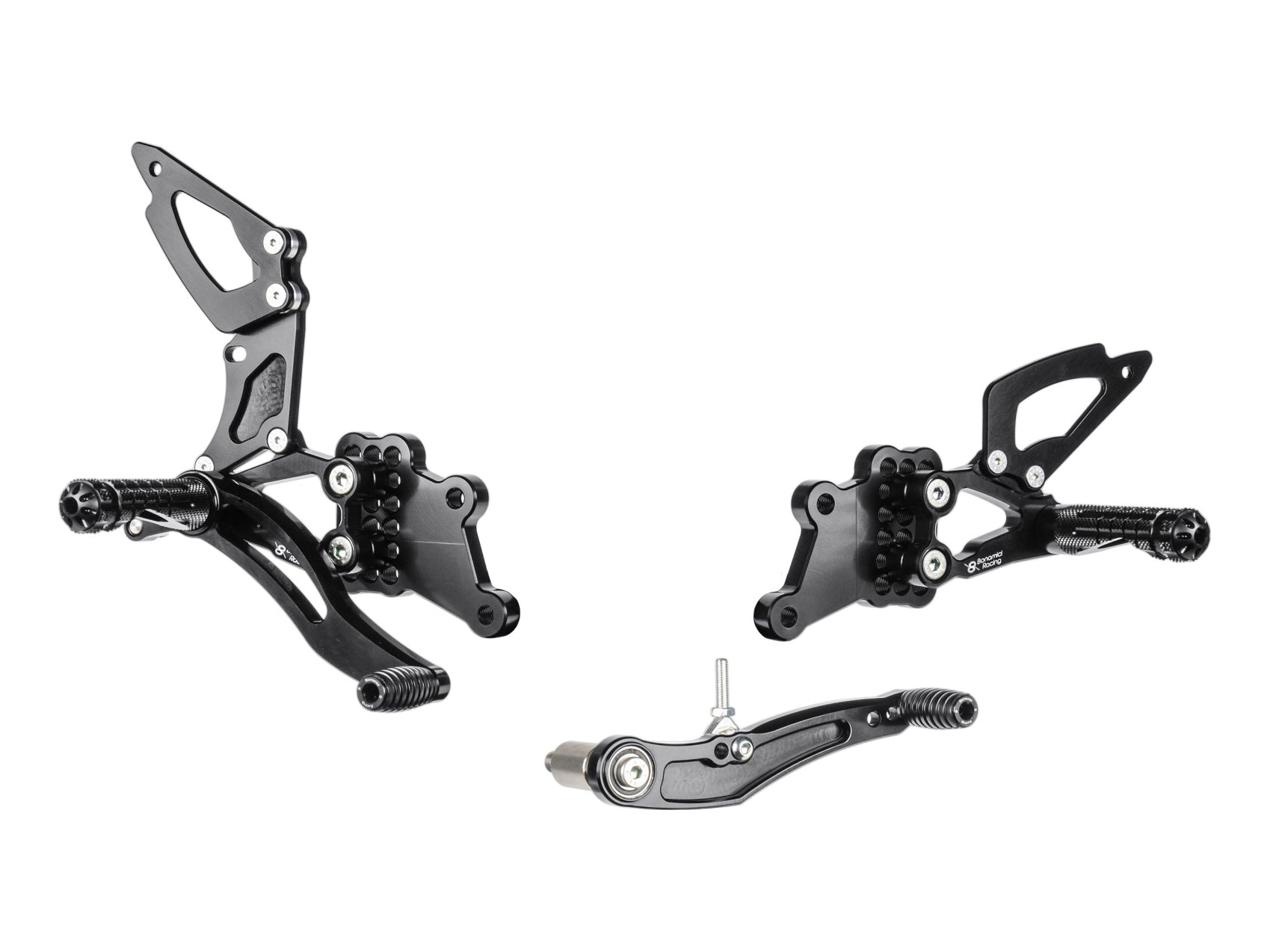 S004 - BONAMICI RACING Suzuki GSX-R600 / GSX-R750 (06/10) Adjustable Rearset – Accessories in the 2WheelsHero Motorcycle Aftermarket Accessories and Parts Online Shop