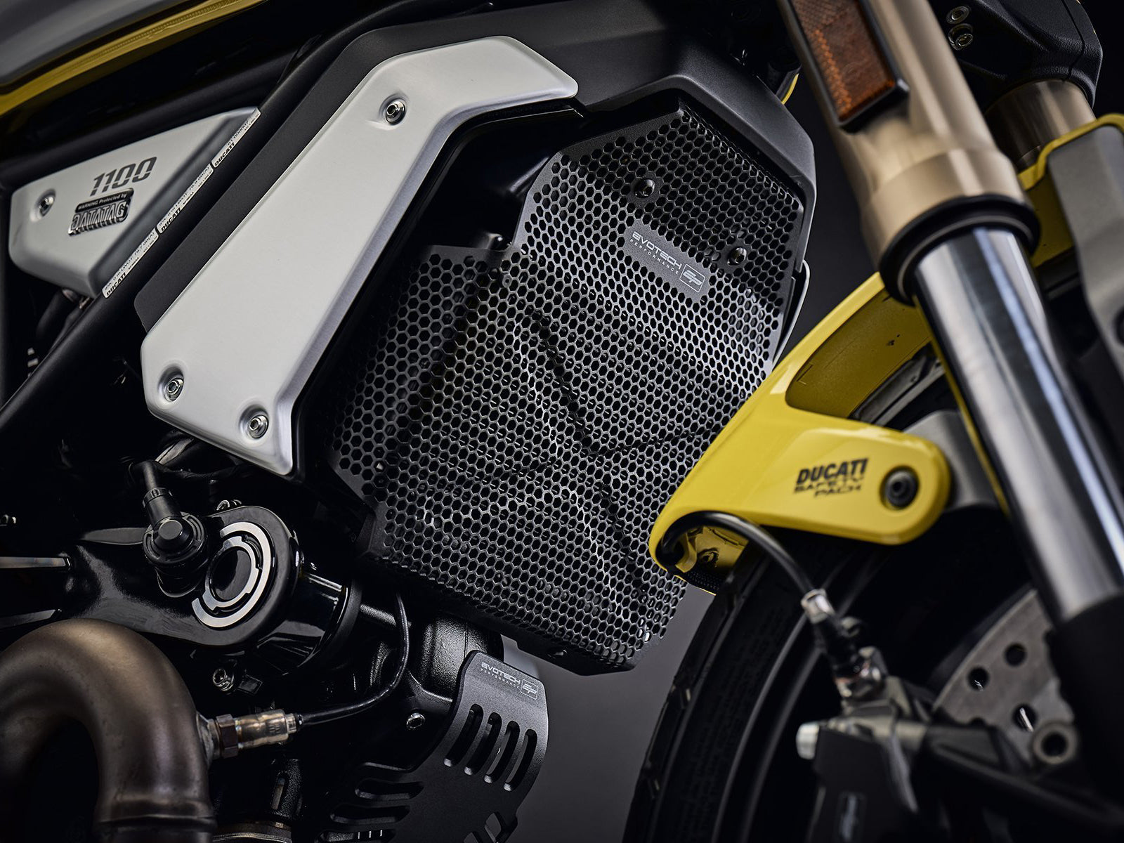 EVOTECH Ducati Scrambler 1100 Oil Cooler Guard – Accessories in MotoDeal – Motorcycle Accessories and Parts Online Shop