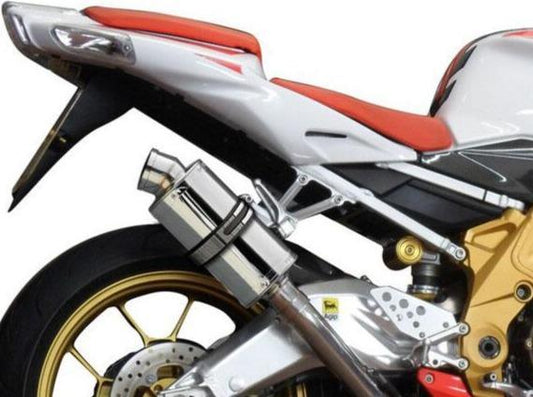 DELKEVIC Aprilia RSV 1000 R / Tuono V2 Slip-on Exhaust SS70 9"