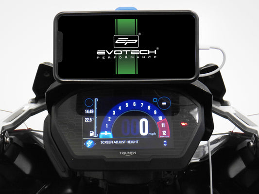 EVOTECH Triumph Tiger 1200 (17/21) Phone / GPS Mount "Quad Lock" – Accessories in MotoDeal – Motorcycle Accessories and Parts Online Shop