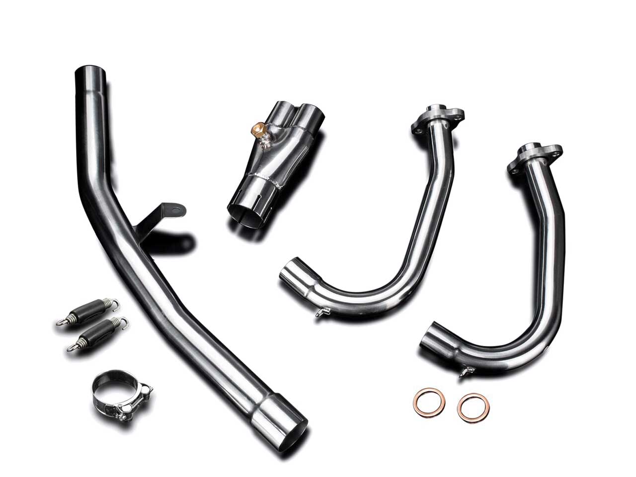 DELKEVIC Kawasaki Ninja 400 / Z400 Exhaust 2 to 1 Headers