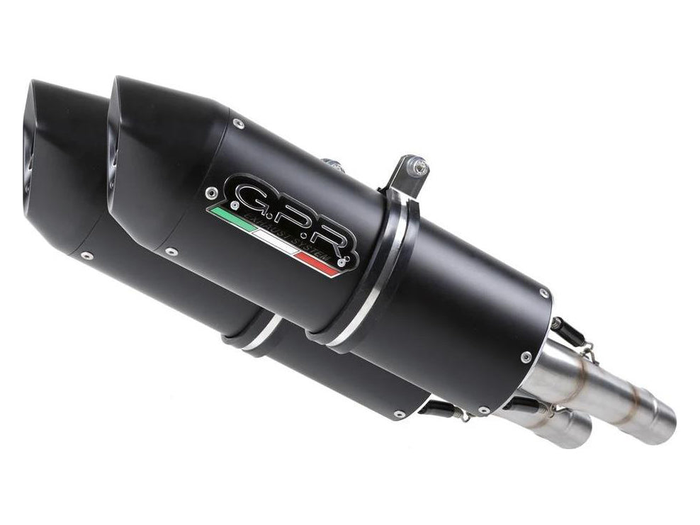 GPR Ducati Superbike 1098/1198 Dual Slip-on Exhaust "Furore Nero" (EU homologated)