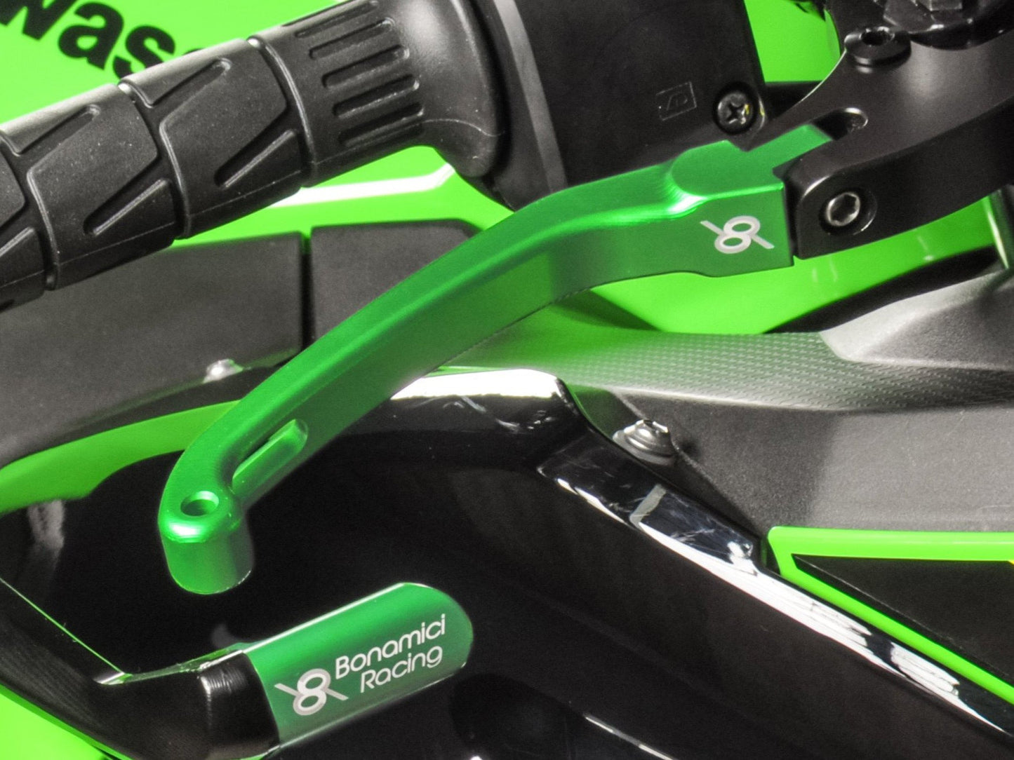 KL260 - BONAMICI RACING Kawasaki Ninja 300 / 250 / 400 / ZX-3R (2013+) Handlebar Levers (folding)