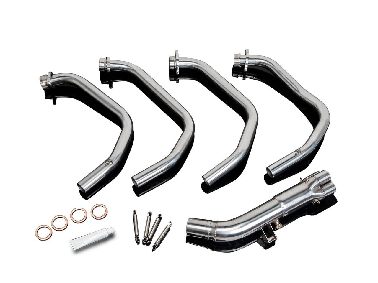 DELKEVIC Suzuki GSX650F Full Exhaust System Stubby 18"