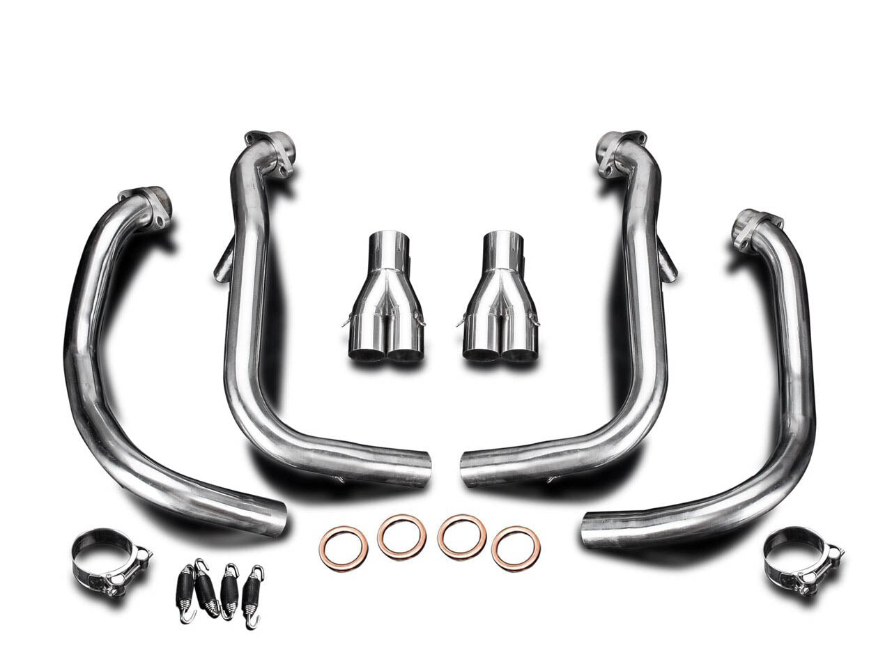 DELKEVIC Suzuki GSXR1300 Hayabusa (08/20) Full 4-2 Exhaust System with Mini 8" Carbon Silencers