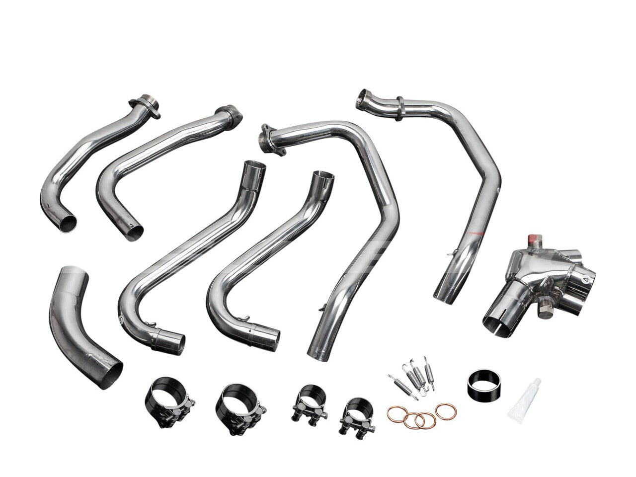 DELKEVIC Honda VFR800 VTEC Full Exhaust System Mini 8" Carbon