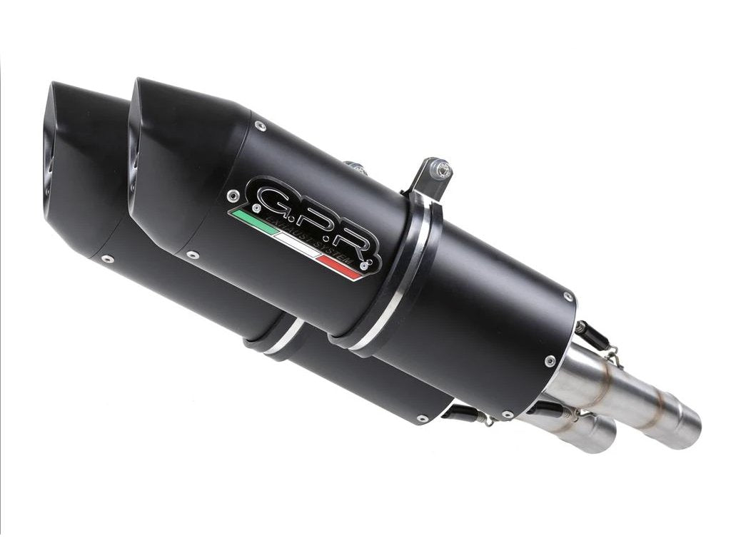 GPR Ducati SuperSport 1000 Dual Slip-on Exhaust "Furore Nero" (EU homologated)