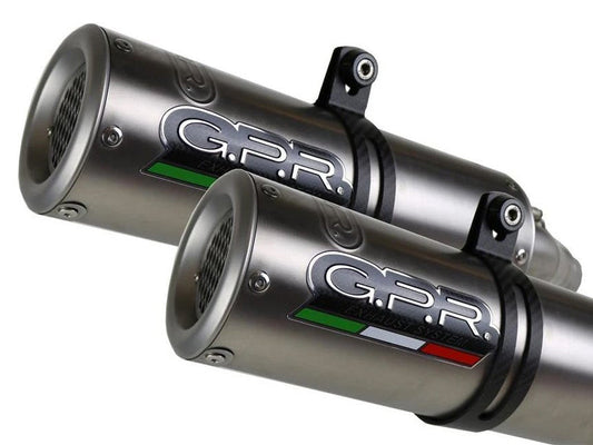 GPR Ducati Monster 696 Dual Slip-on Exhaust "M3 Titanium" (EU homologated)