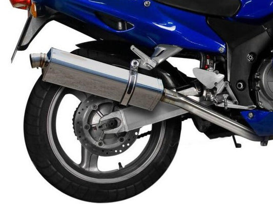 DELKEVIC Honda CBR1100XX Blackbird Full Exhaust System 4-1 with Stubby 17" Tri-Oval Silencer