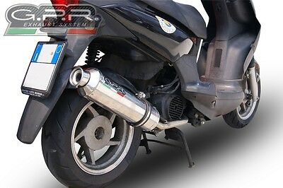 GPR Suzuki AN650 Burgman (02/12) Full Exhaust System "4Road Round" (EU homologated)