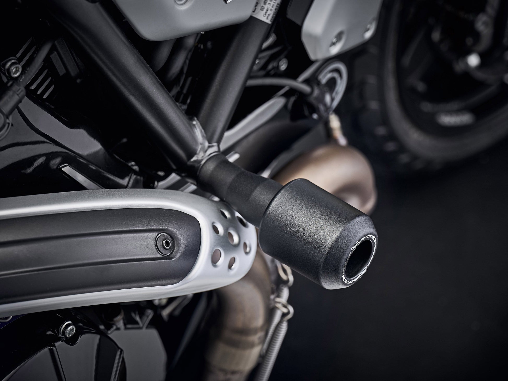 EVOTECH Ducati Scrambler 1100 Frame Crash Sliders – Accessories in MotoDeal – Motorcycle Accessories and Parts Online Shop