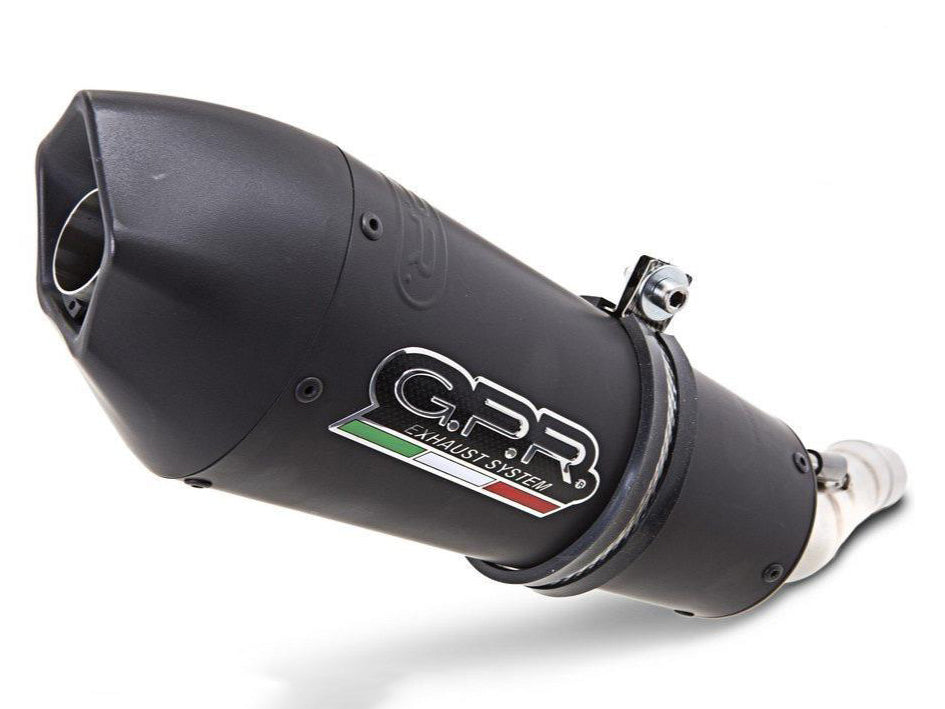 GPR Ducati Monster 797 Slip-on Exhaust "GP Evo 4 Black Titanium" (EU homologated)