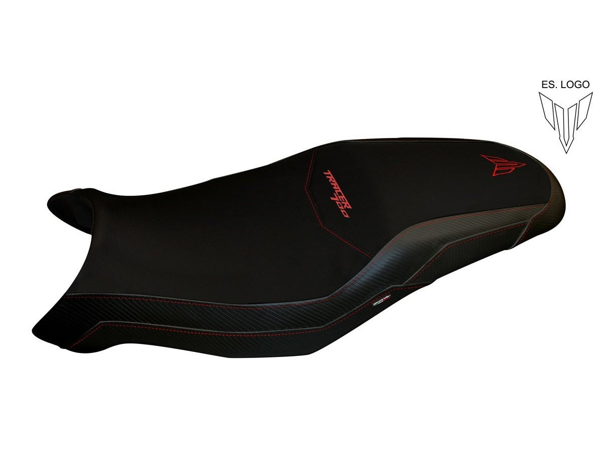 TAPPEZZERIA ITALIA Yamaha Tracer 7 (2021+) Seat Cover "Namibe Total Black"