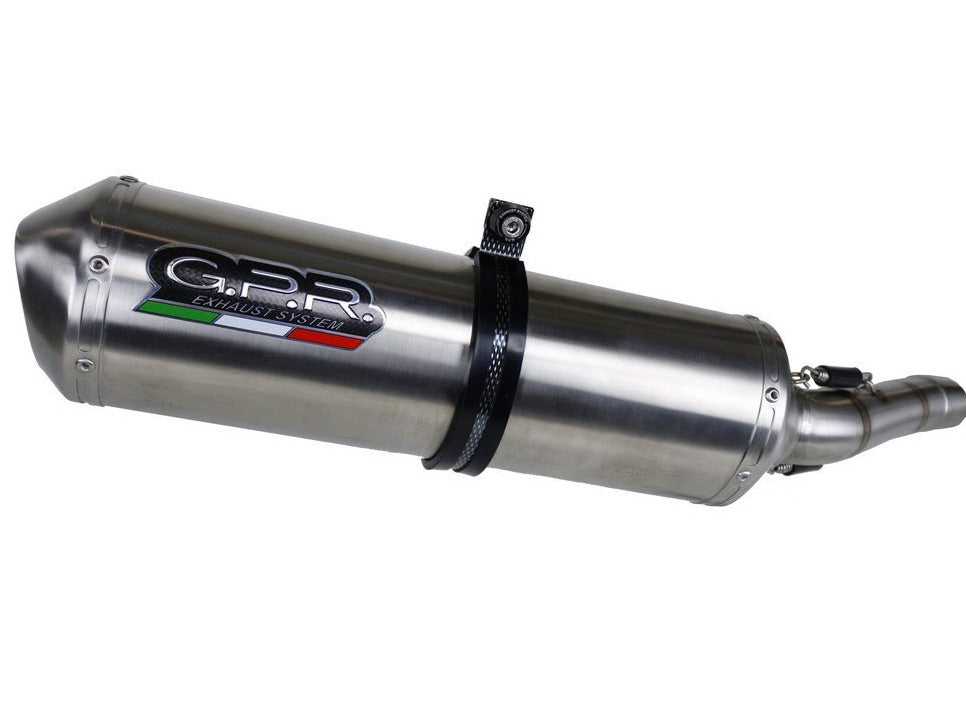 GPR Honda VFR800F (17/19) Slip-on Exhaust "Satinox" (EU homologated)