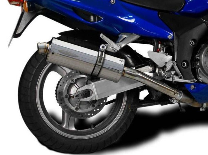 DELKEVIC Honda CBR1100XX Blackbird Full Exhaust System with Stubby 14" Silencers