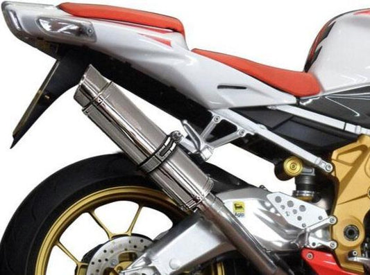 DELKEVIC Aprilia RSV 1000 R / Tuono V2 Slip-on Exhaust SL10 14"