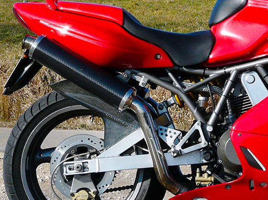 SPARK GDU0402 Ducati Supersport 750 / 900 Slip-on Exhaust "Round" (EU homologated; high position)