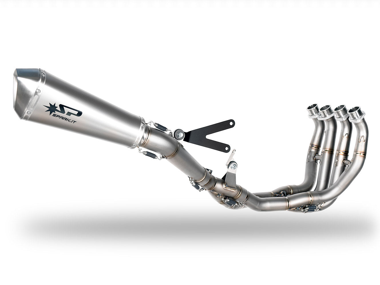 SPARK GYA8863 / GYA8865 Yamaha YZF-R6 (2017+) Titanium Full Exhaust System "Konix" (racing; step 2)