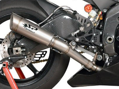 SPARK GYA8863 / GYA8867 Yamaha YZF-R6 (2017+) Titanium Full Exhaust System "Grid-O" (racing; step 2)