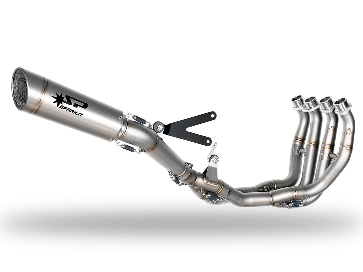 SPARK GYA8863 / GYA8867 Yamaha YZF-R6 (2017+) Titanium Full Exhaust System "Grid-O" (racing; step 2)