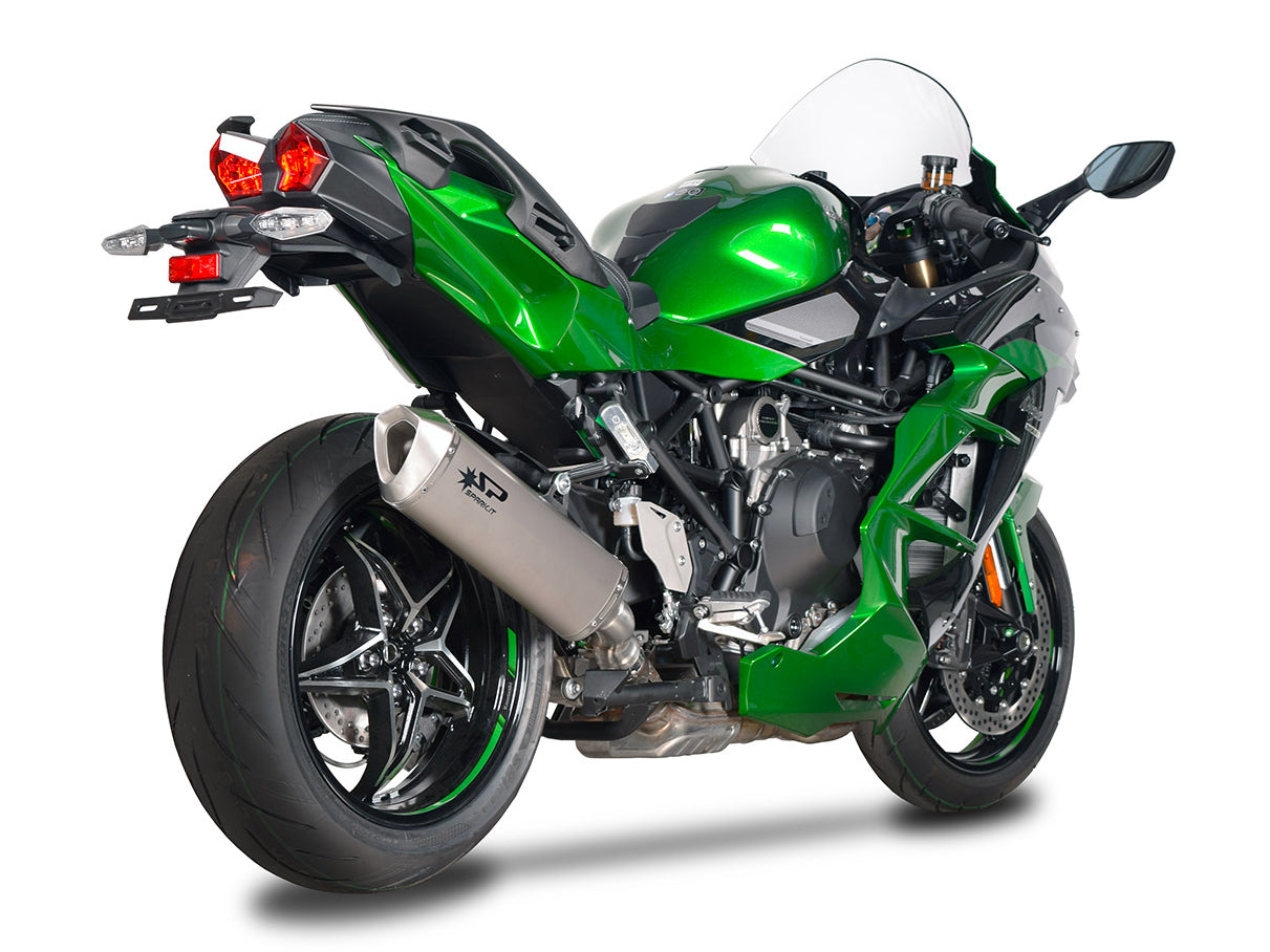 SPARK GKA0804 Kawasaki H2SX (18/19) Slip-on Exhaust "Force" (racing)