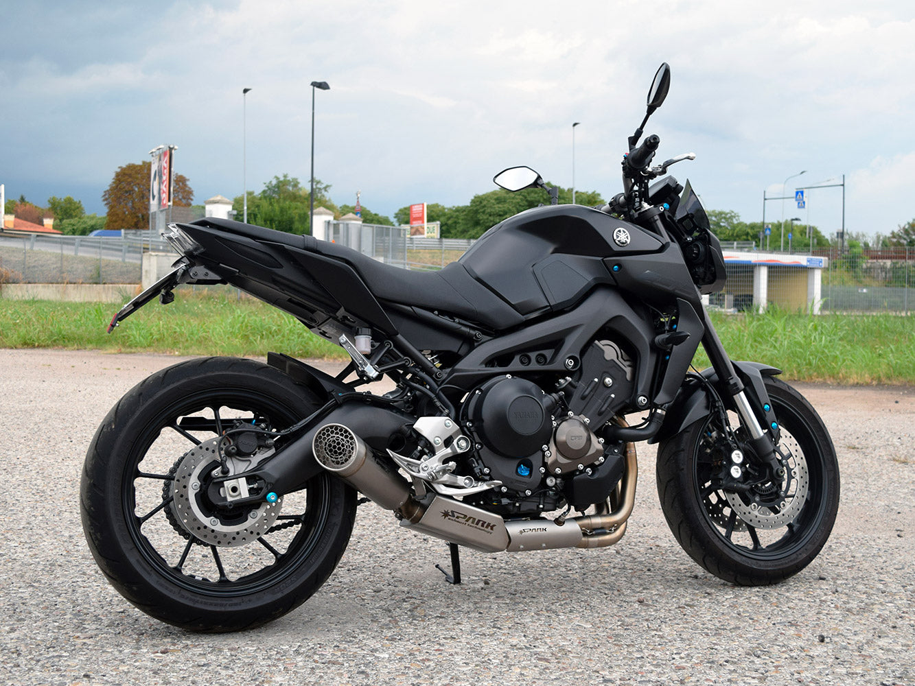 SPARK GYA8862 Yamaha MT-09 / Tracer 900 / XSR900 (14/20) Titanium Full Exhaust System "Grid-O" (EU homologated)