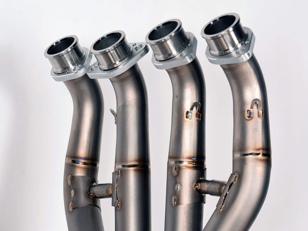 SPARK GYA8863 / GYA8867 Yamaha YZF-R6 (2017+) Titanium Full Exhaust System "Grid-O" (racing; step 2)