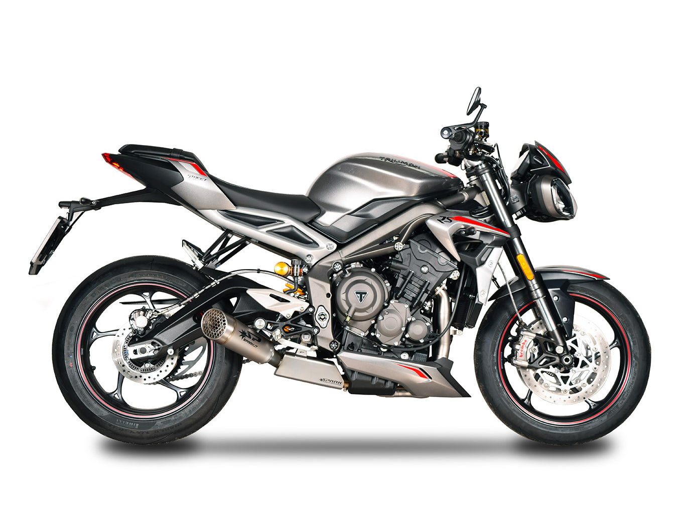 SPARK GTR8502 Triumph Street Triple 765 (2017+) Stainless Steel Exhaust Сollector (racing)