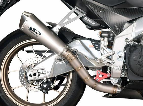 SPARK GAP0402 Aprilia RSV4 / Tuono V4 (2021+) Titanium Slip-on Exhaust "Konix" (racing)