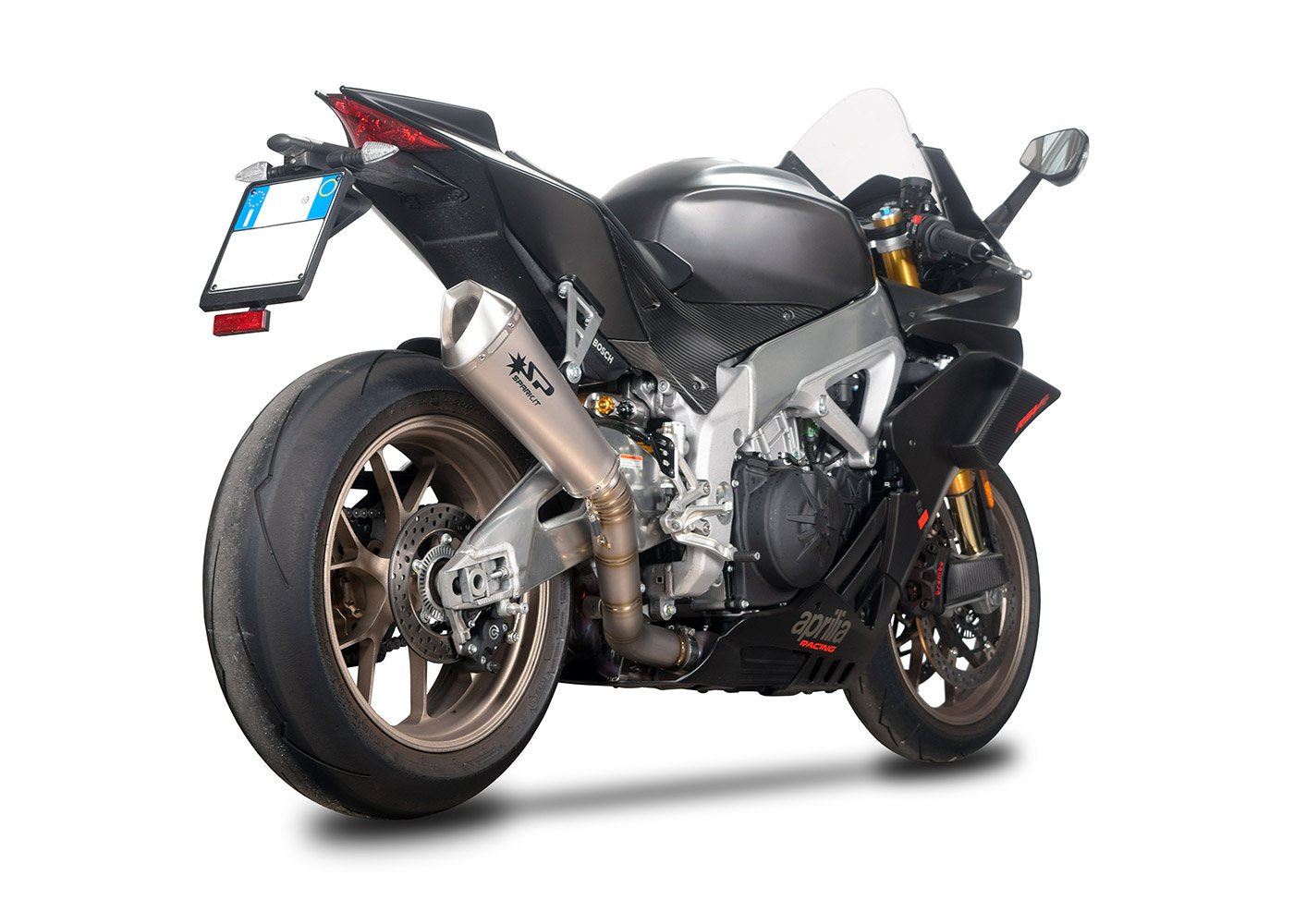 SPARK GAP0402 Aprilia RSV4 / Tuono V4 (2021+) Titanium Slip-on Exhaust "Konix" (racing)