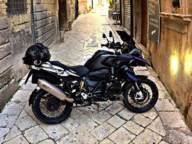 SPARK GBM0602 BMW R1200GS / Adventure (13/18) Slip-on Exhaust "Force" (EU homologated; titanium)