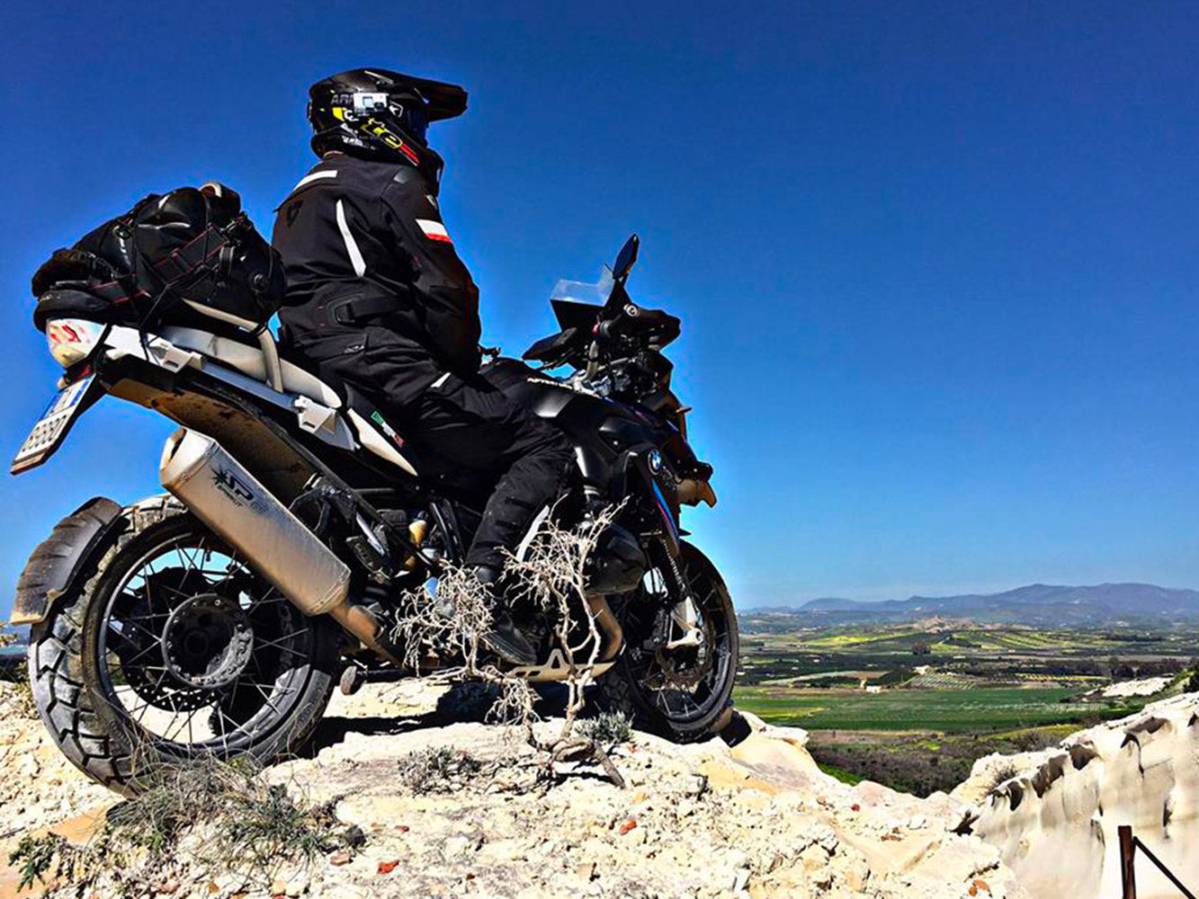 SPARK GBM0602 BMW R1200GS / Adventure (13/18) Slip-on Exhaust "Force" (EU homologated; titanium)