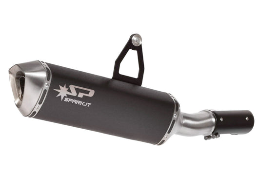 SPARK GBM0602 BMW R1200GS / Adventure (13/18) Slip-on Exhaust "Force" (EU homologated; dark)