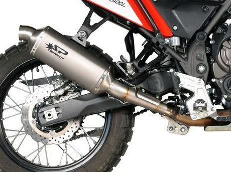 SPARK GYA1601 Yamaha Ténéré 700 (2019+) Slip-on Exhaust "Dakar" (EURO 5; titanium)