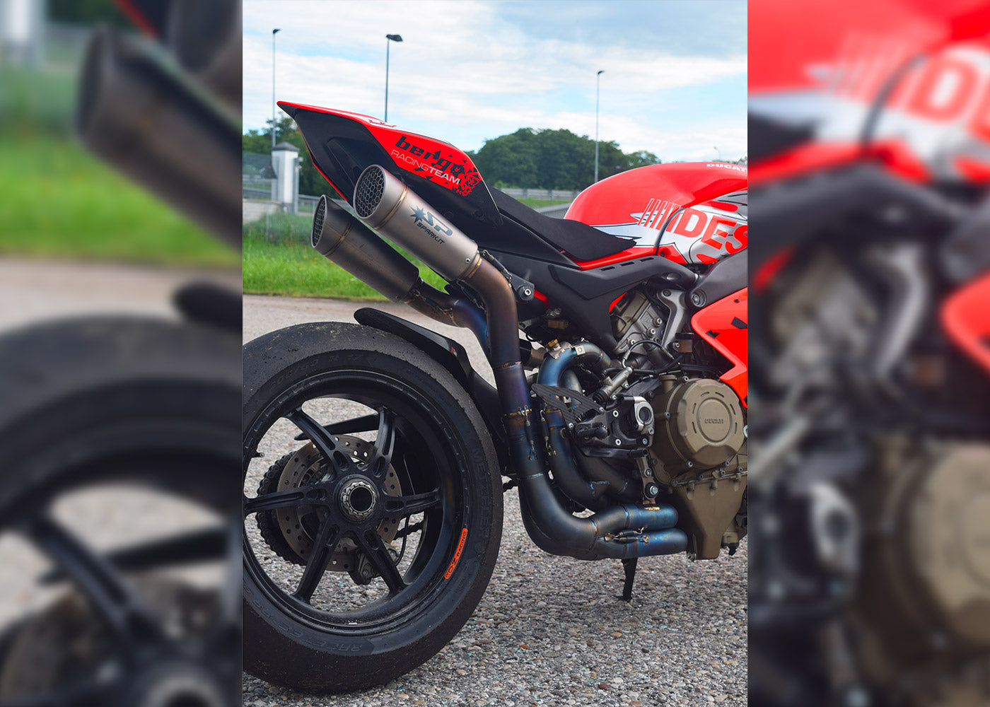 SPARK GDU8845 Ducati Panigale V4 (2018+) Full Titanium Full Exhaust System "GRID-O" (racing; underseat)