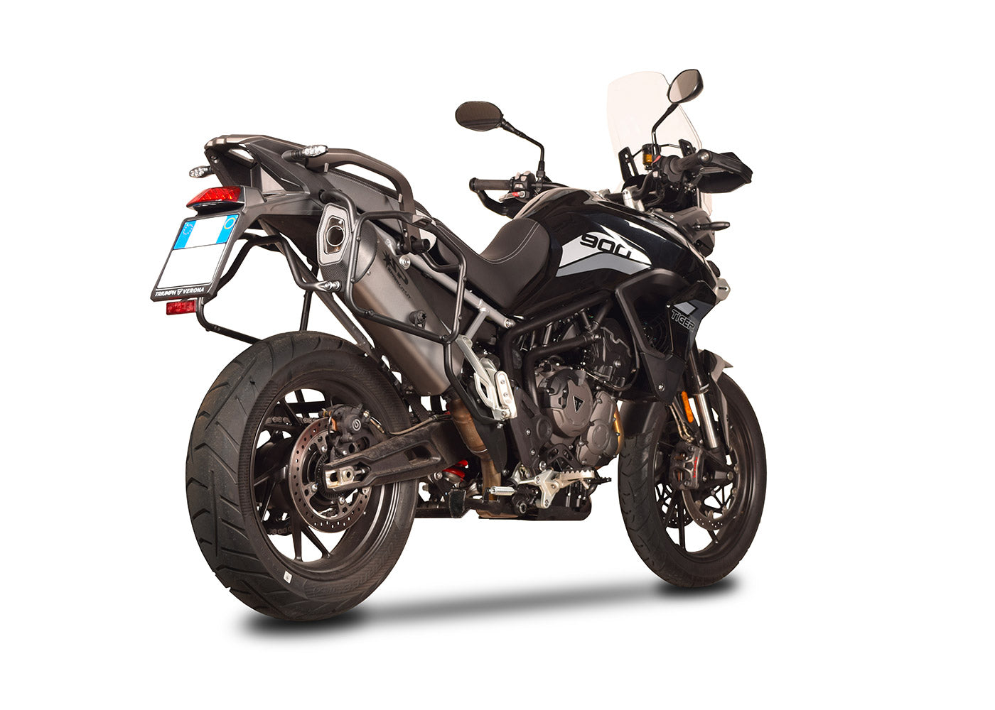 SPARK GTR0303 Triumph Tiger 900 (2020+) Titanium Slip-on Exhaust "Fighter" (EU homologated)