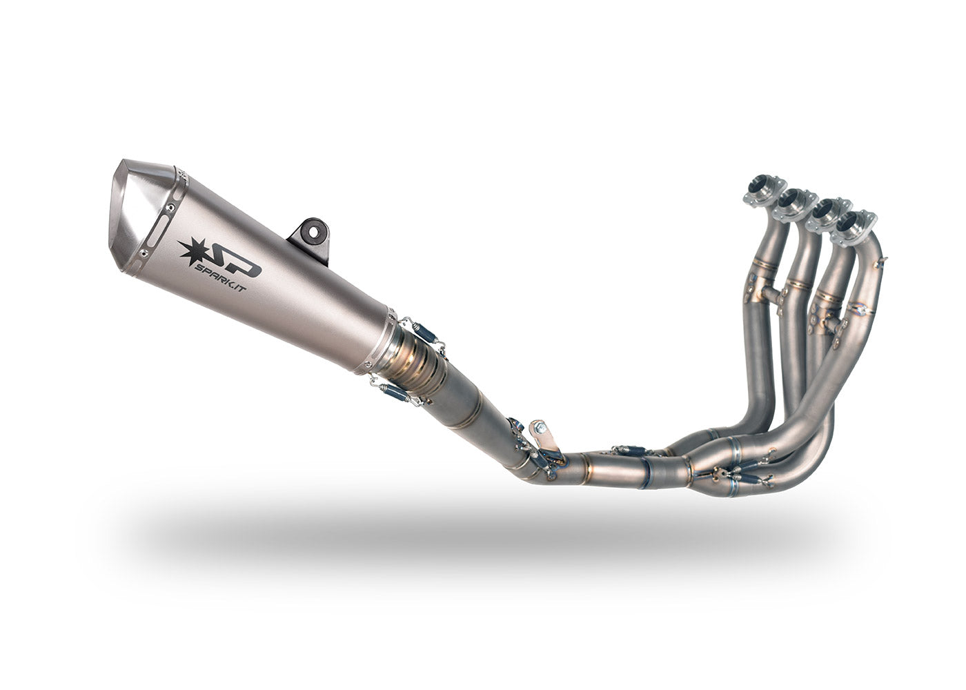 SPARK GKA8832 Kawasaki ZX-6R (2009+) Full Titanium Exhaust System "Konix" (racing)