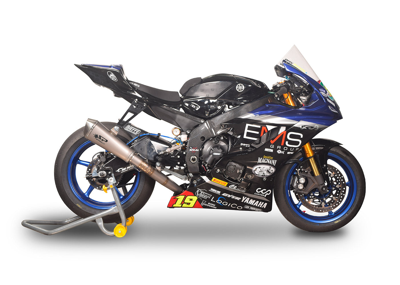 SPARK GYA8877 Yamaha YZF-R6 (2008+) Full Titanium Exhaust System "Konix" (racing; step 3)