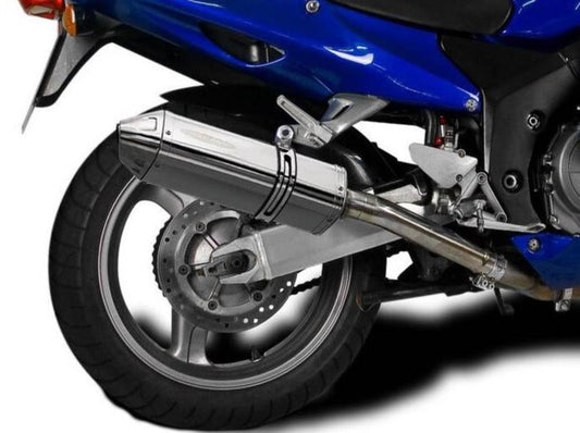 DELKEVIC Honda CBR1100XX Blackbird Full Exhaust System with 13" Tri-Oval Silencers