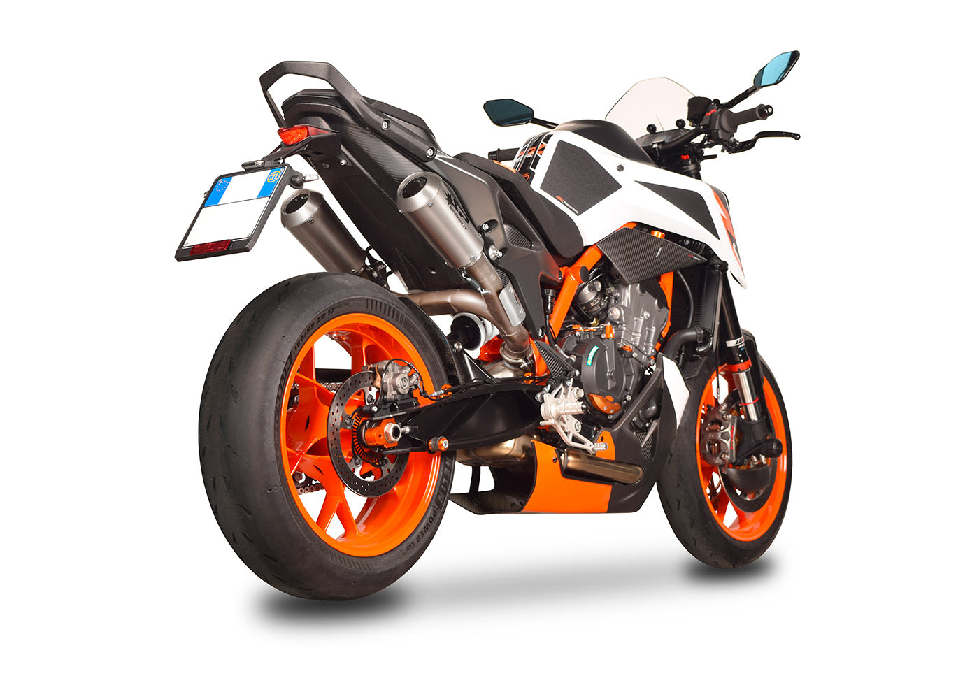 SPARK GKT0116 KTM 790 / 890 Duke (2018+) Semi-Full Double Exhaust System "MotoGP" (approved; titanium)