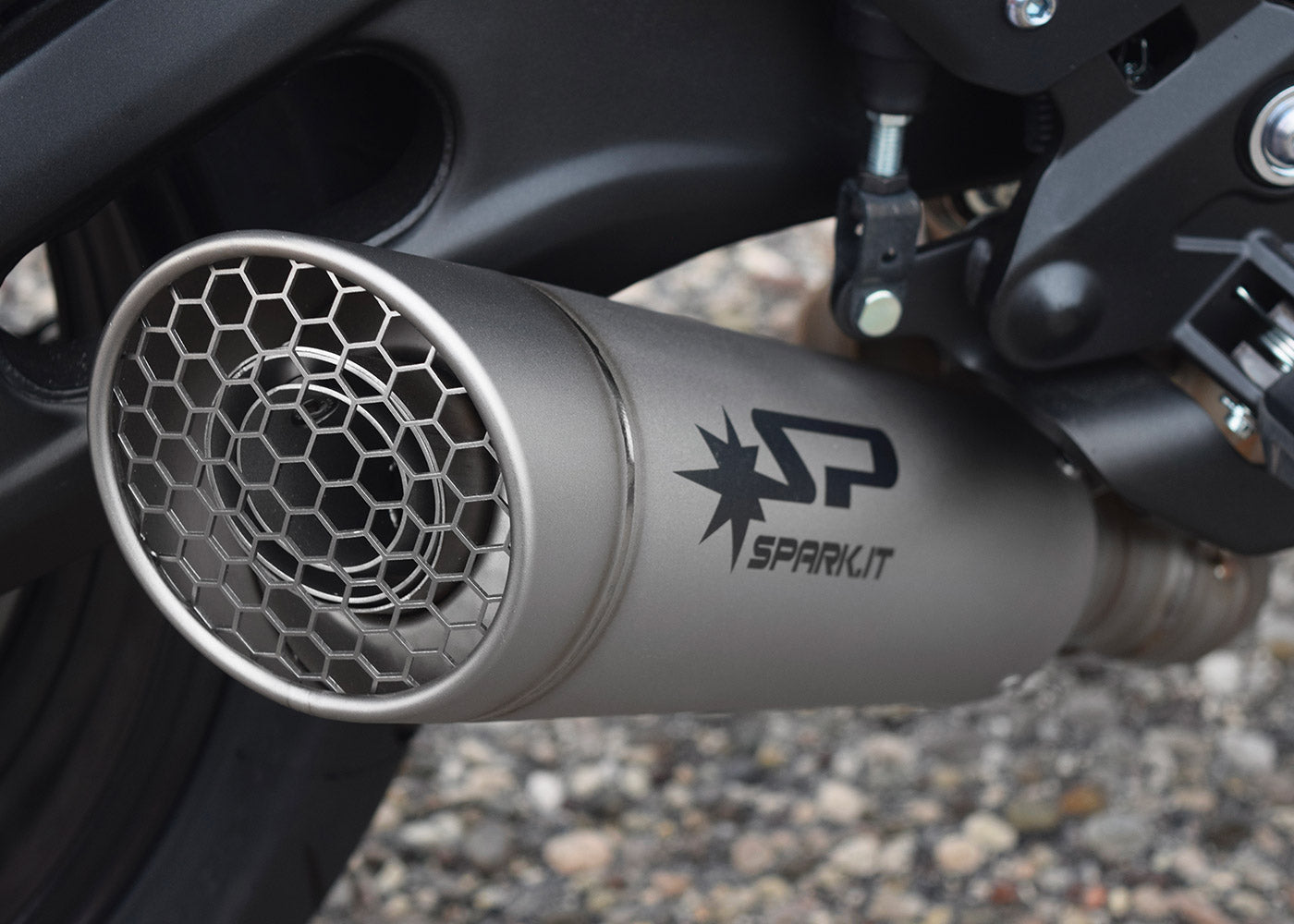 SPARK GYA8876 Yamaha MT-07/Tracer 700 Titanium Full Exhaust System "Grid-O" (racing)