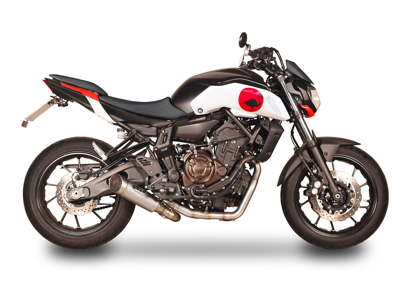 SPARK GYA8876 Yamaha MT-07/Tracer 700 Titanium Full Exhaust System "Grid-O" (racing)