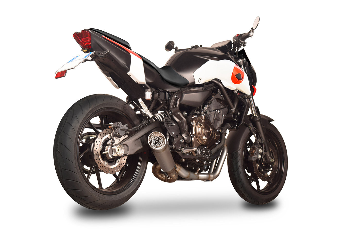 SPARK GYA8876 Yamaha MT-07/Tracer 700 Titanium Full Exhaust System "Grid-O" (racing)