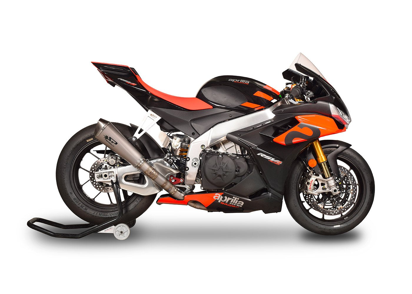 SPARK GAP8804 Aprilia RSV4 / Tuono V4 (2017+) Full Titanium Exhaust System "Konix" (racing)