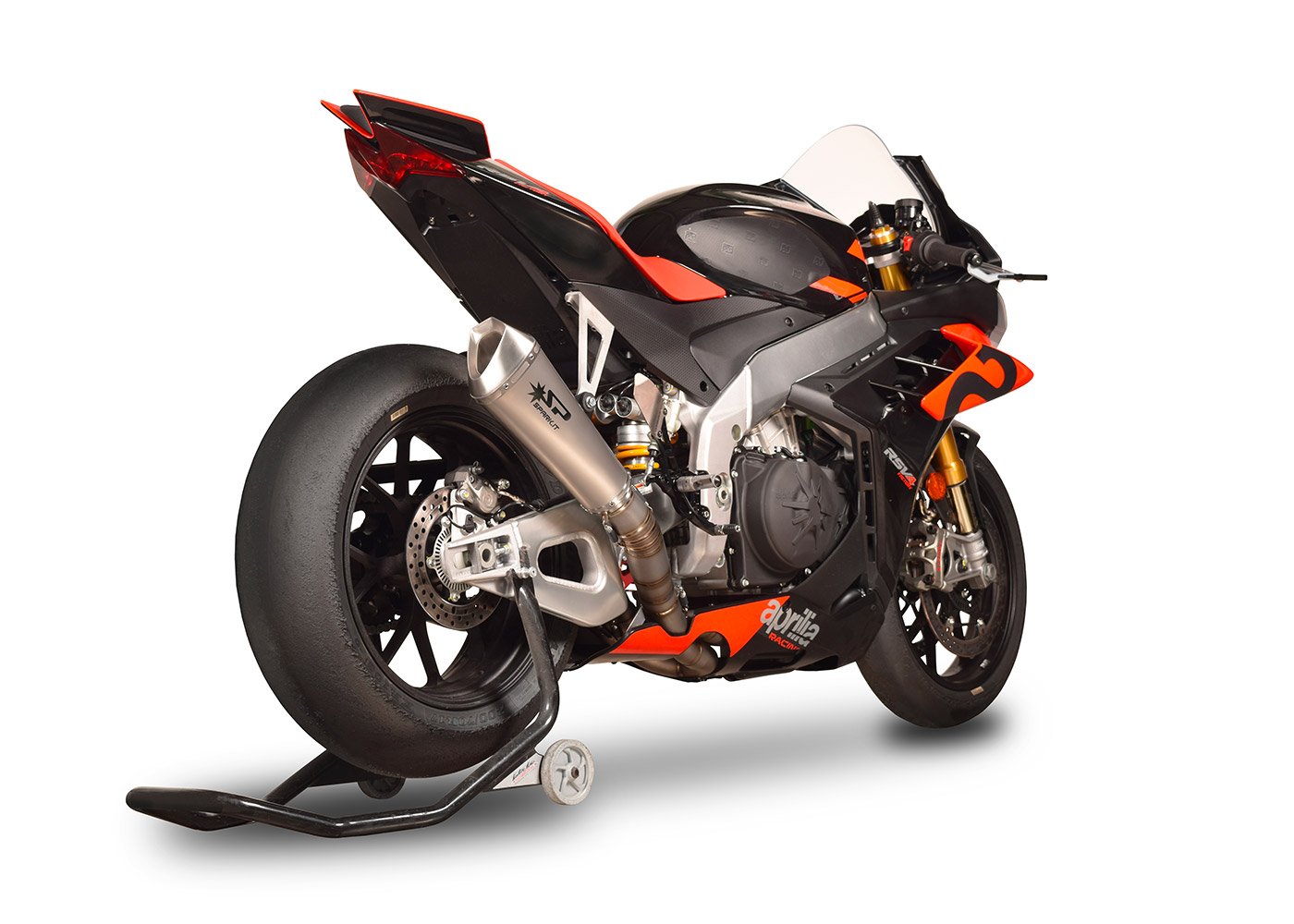 SPARK GAP8804 Aprilia RSV4 / Tuono V4 (2017+) Full Titanium Exhaust System "Konix" (racing)