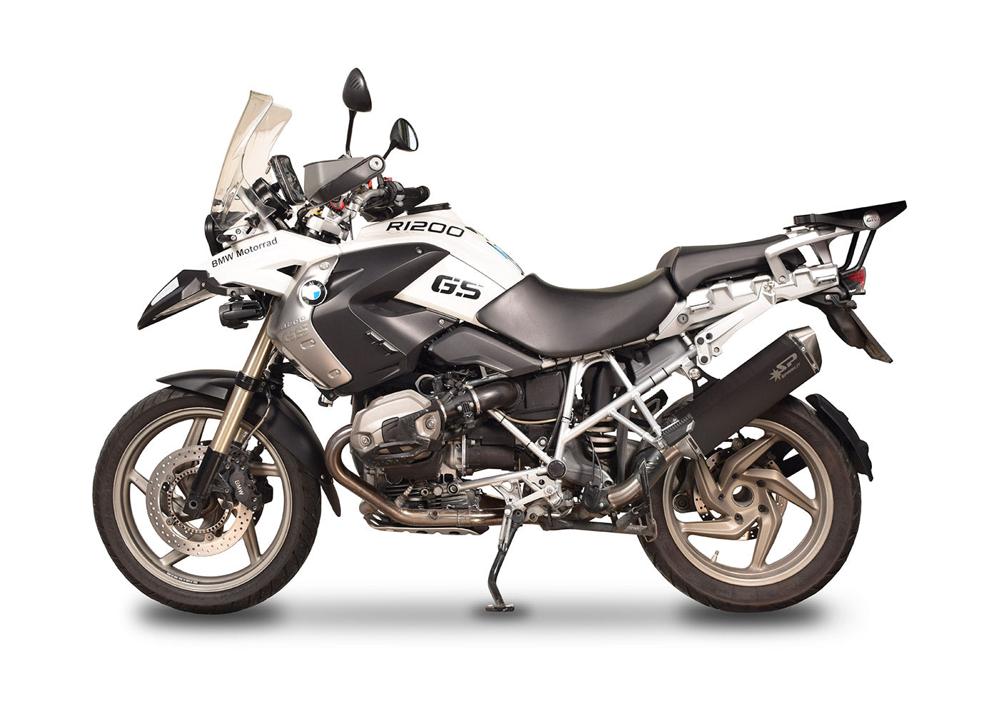 SPARK GBM0603 BMW R1200GS / Adventure (04/09) Slip-on Exhaust "Force" (EU homologated; dark)