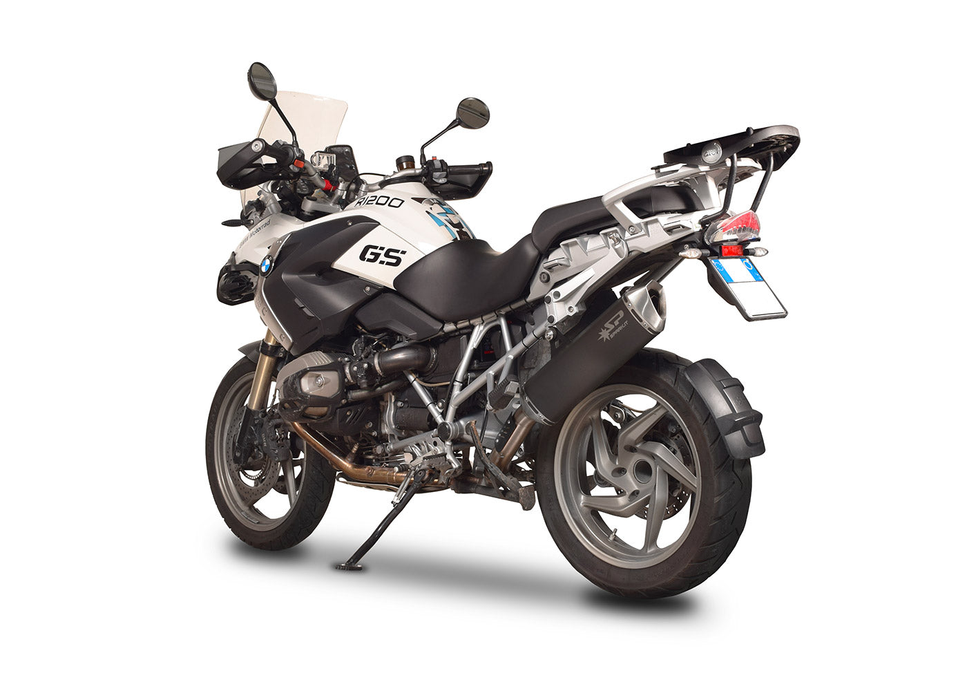 SPARK GBM0603 BMW R1200GS / Adventure (04/09) Slip-on Exhaust "Force" (EU homologated; dark)