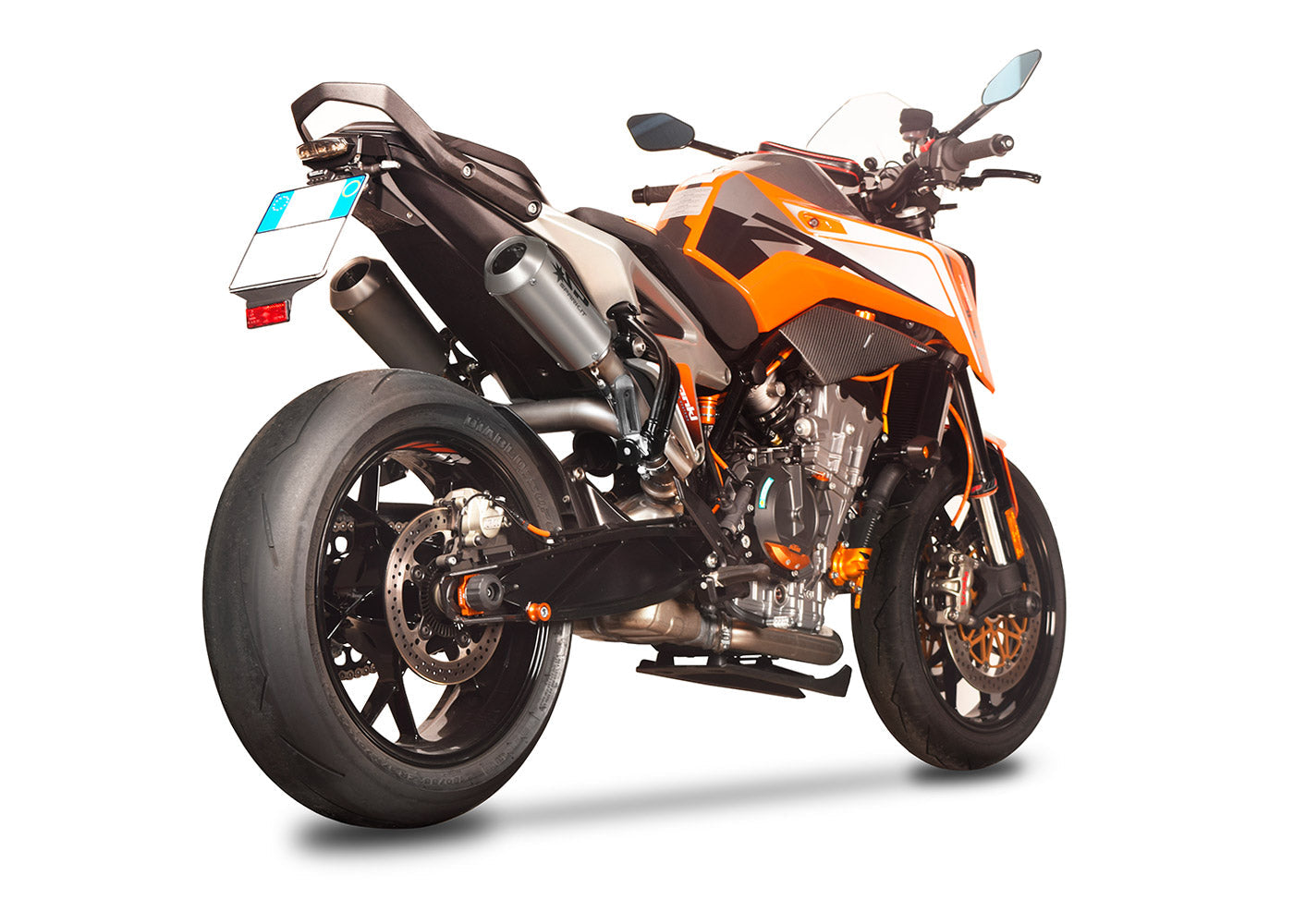 SPARK GKT0116 KTM 790 / 890 Duke (2018+) Semi-Full Double Exhaust System "MotoGP" (approved; titanium)